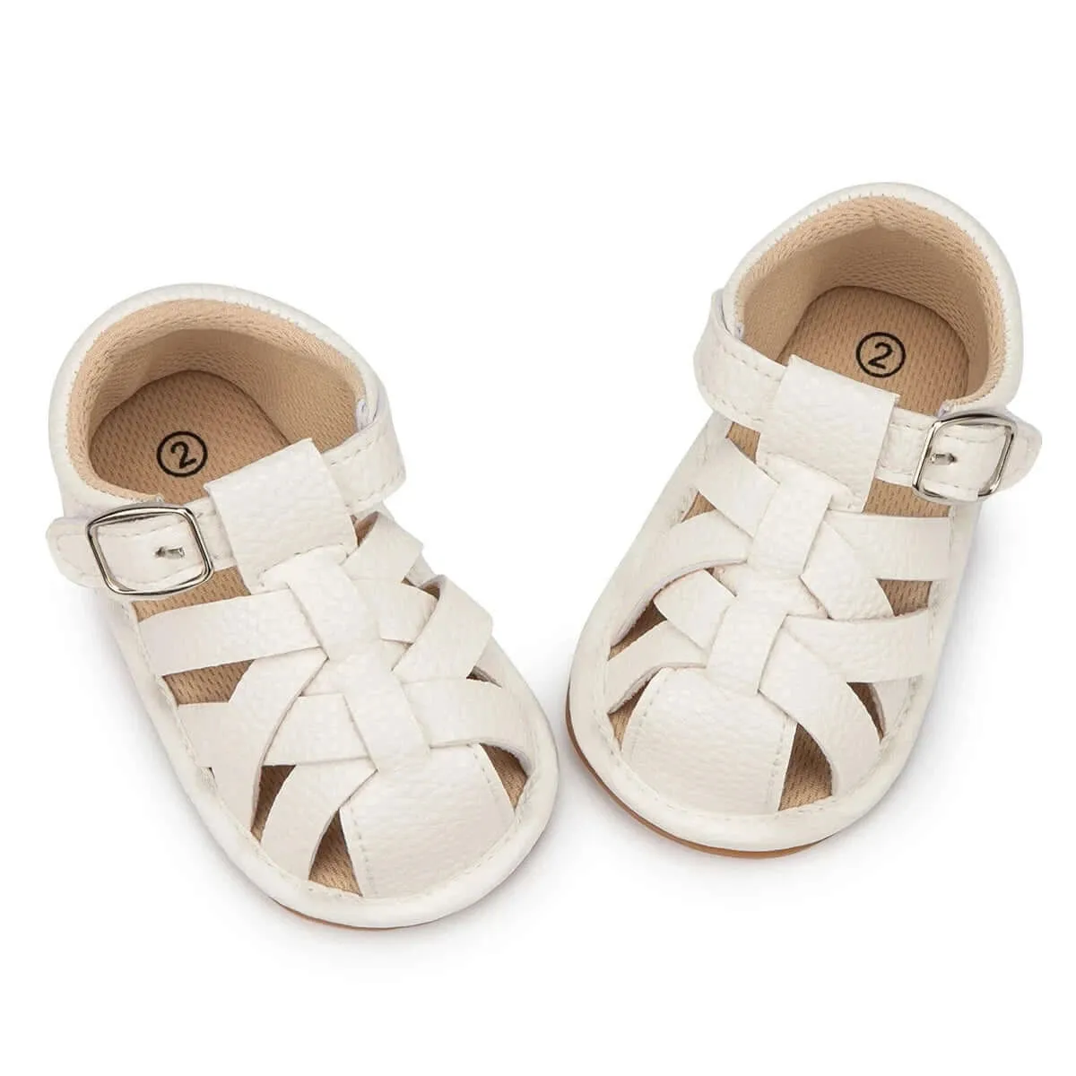 Newborn Baby Leather Sandals (0 - 18m)