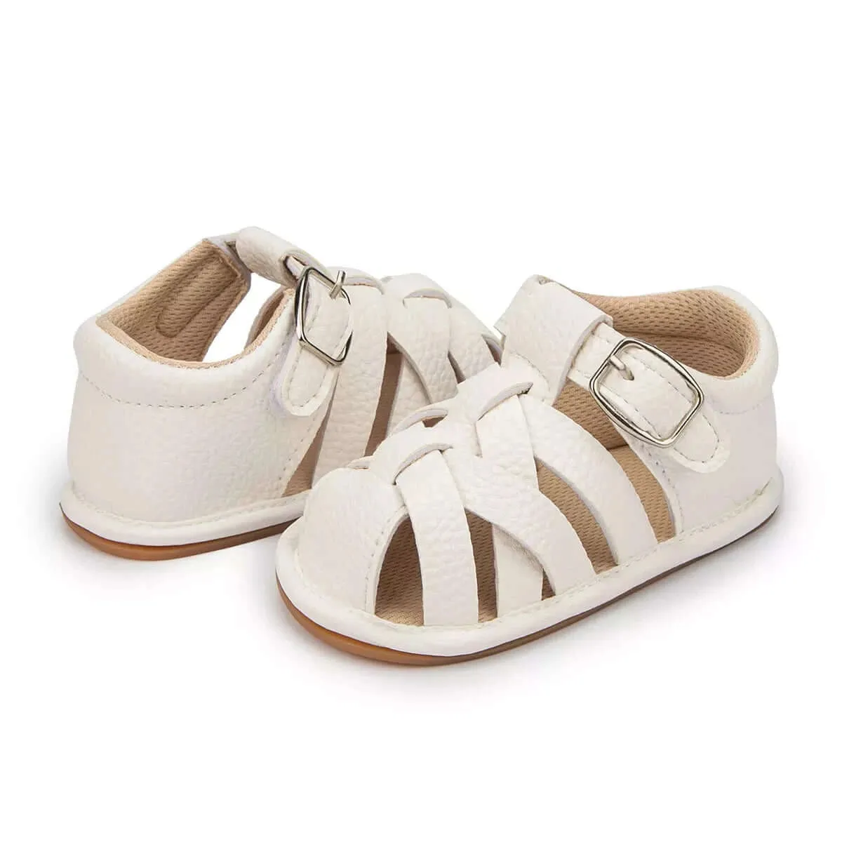 Newborn Baby Leather Sandals (0 - 18m)