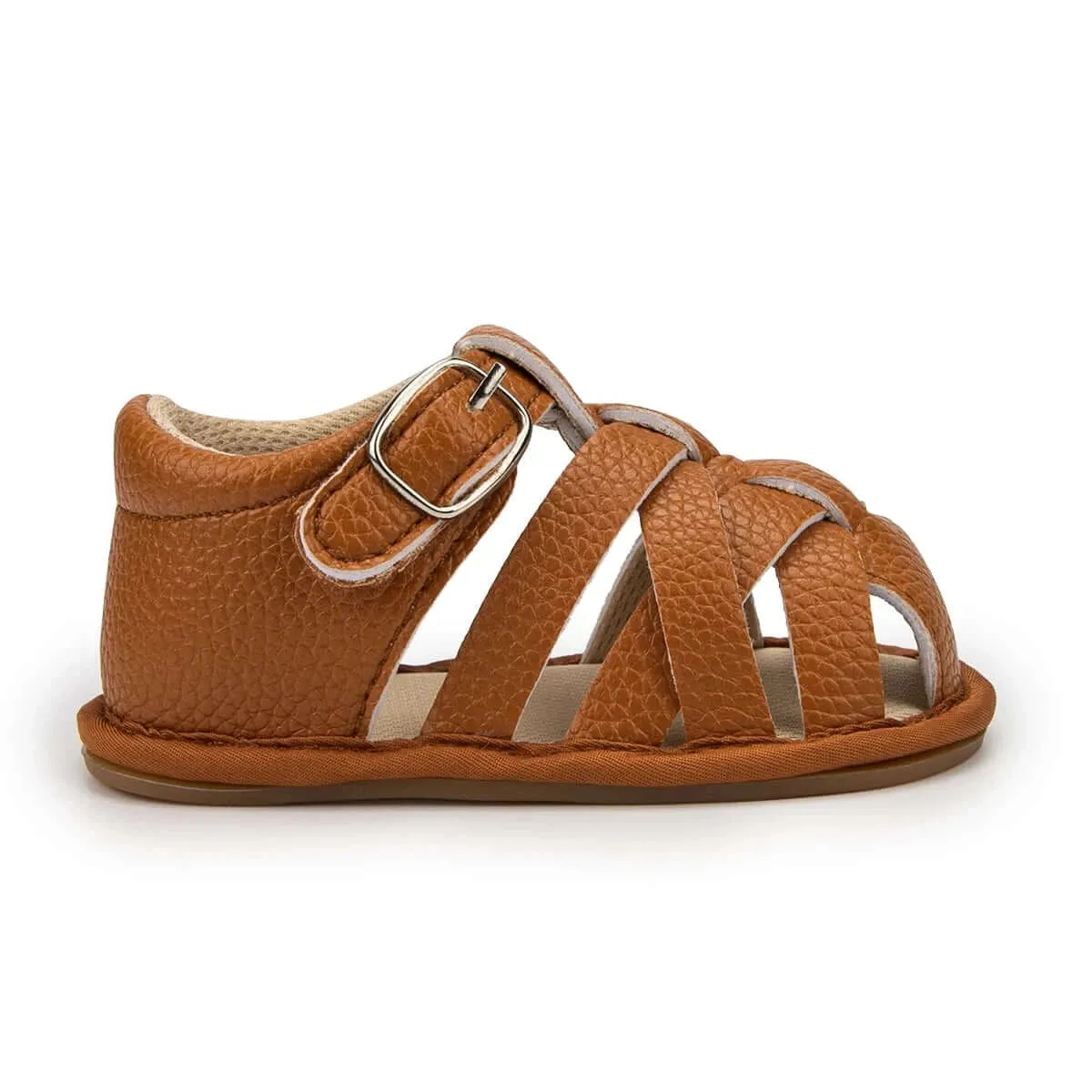Newborn Baby Leather Sandals (0 - 18m)
