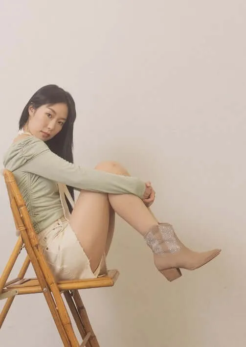 OASIS SOCIETY Cannes - Pearl Studded Western Boots