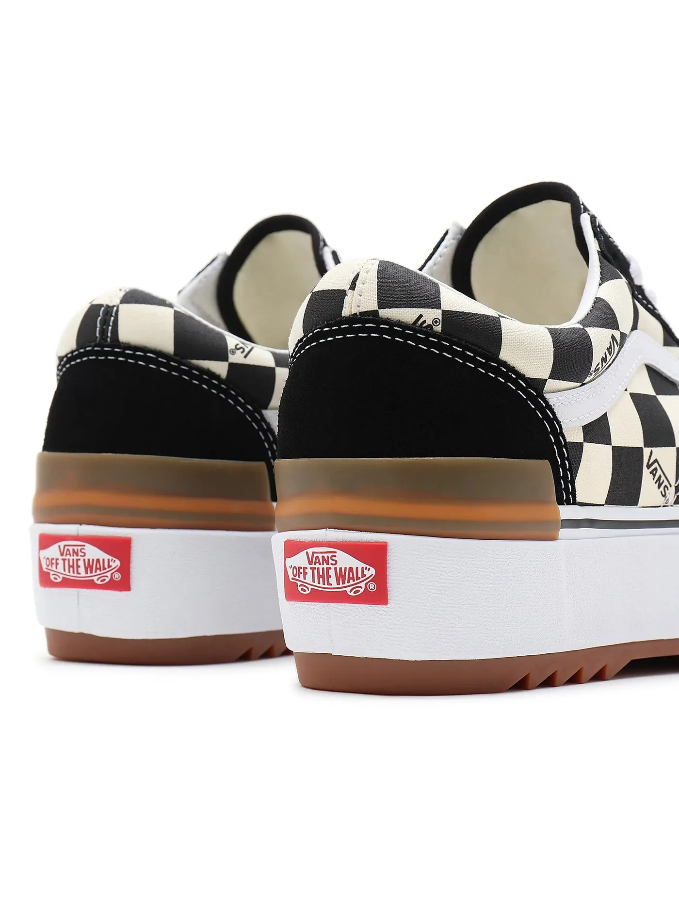 Old Skool Stacked (Check)Multi/True White Shoes