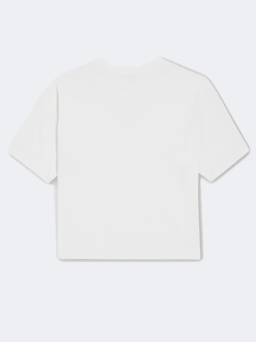 Oneill Addy Girls Beach T-Shirt Snow White