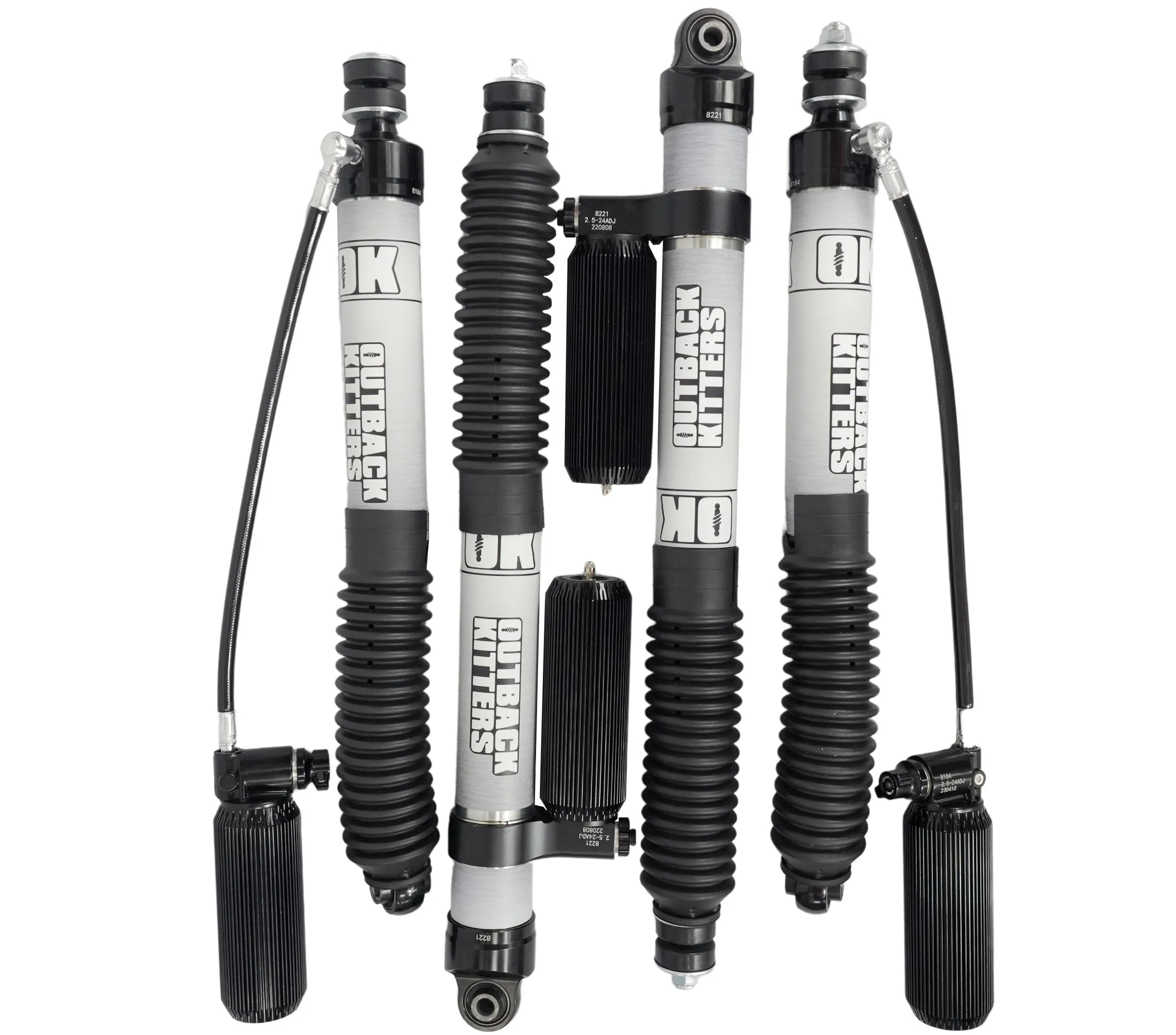 Outback Kitters 2.5" Reservoir Shocks for 2011  GMC Chev 2500/3500