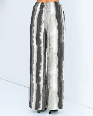 Paper Heart Tie Dyed Pants Black