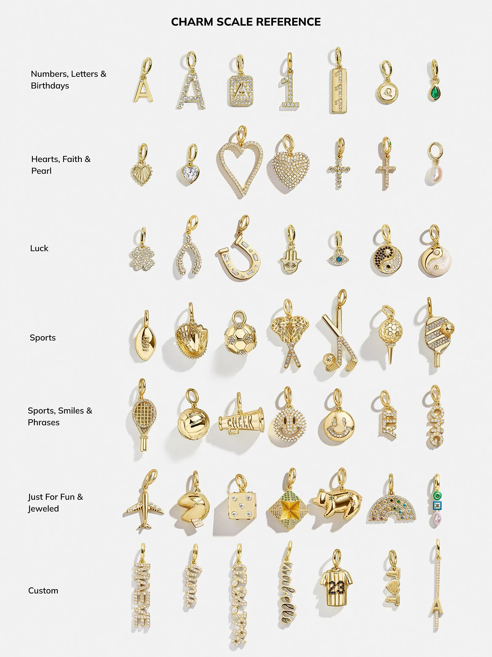 Pavé Initial Cluster Charm - I