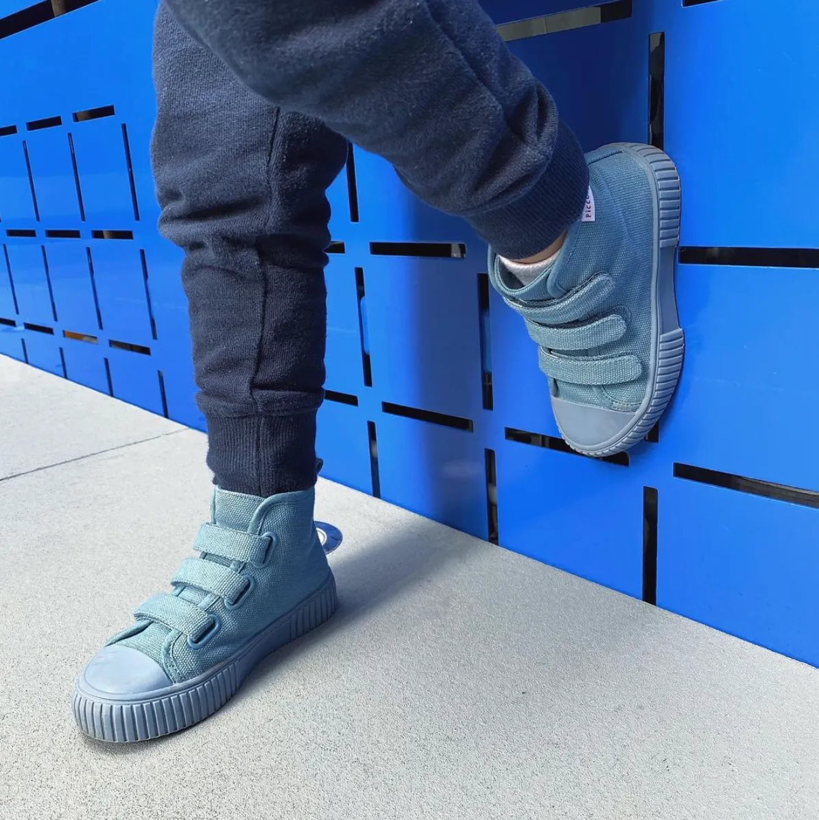 piccolini original high top sneaker - blue