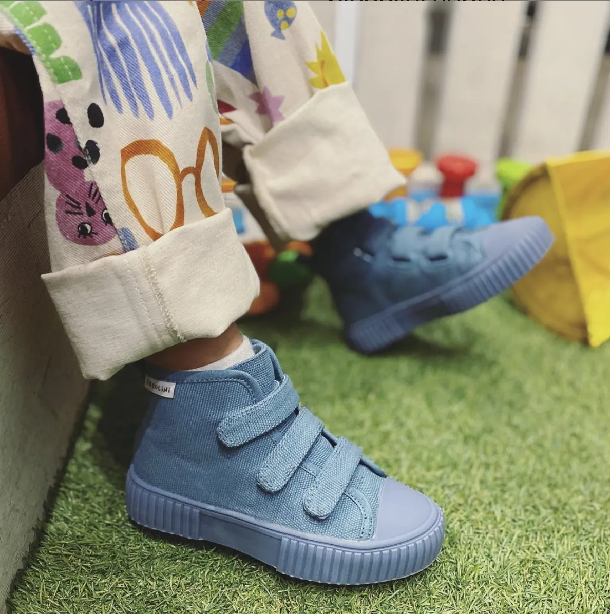 piccolini original high top sneaker - blue