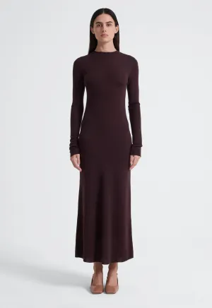 Puzzle Wool Midi Dress - Binks