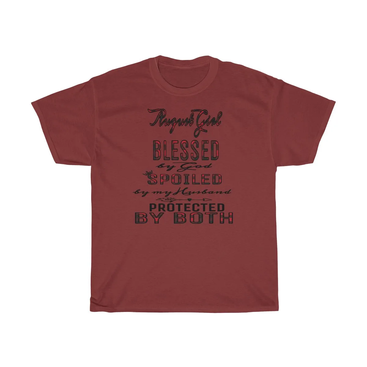 "August Girl" Unisex Heavy Cotton Tee