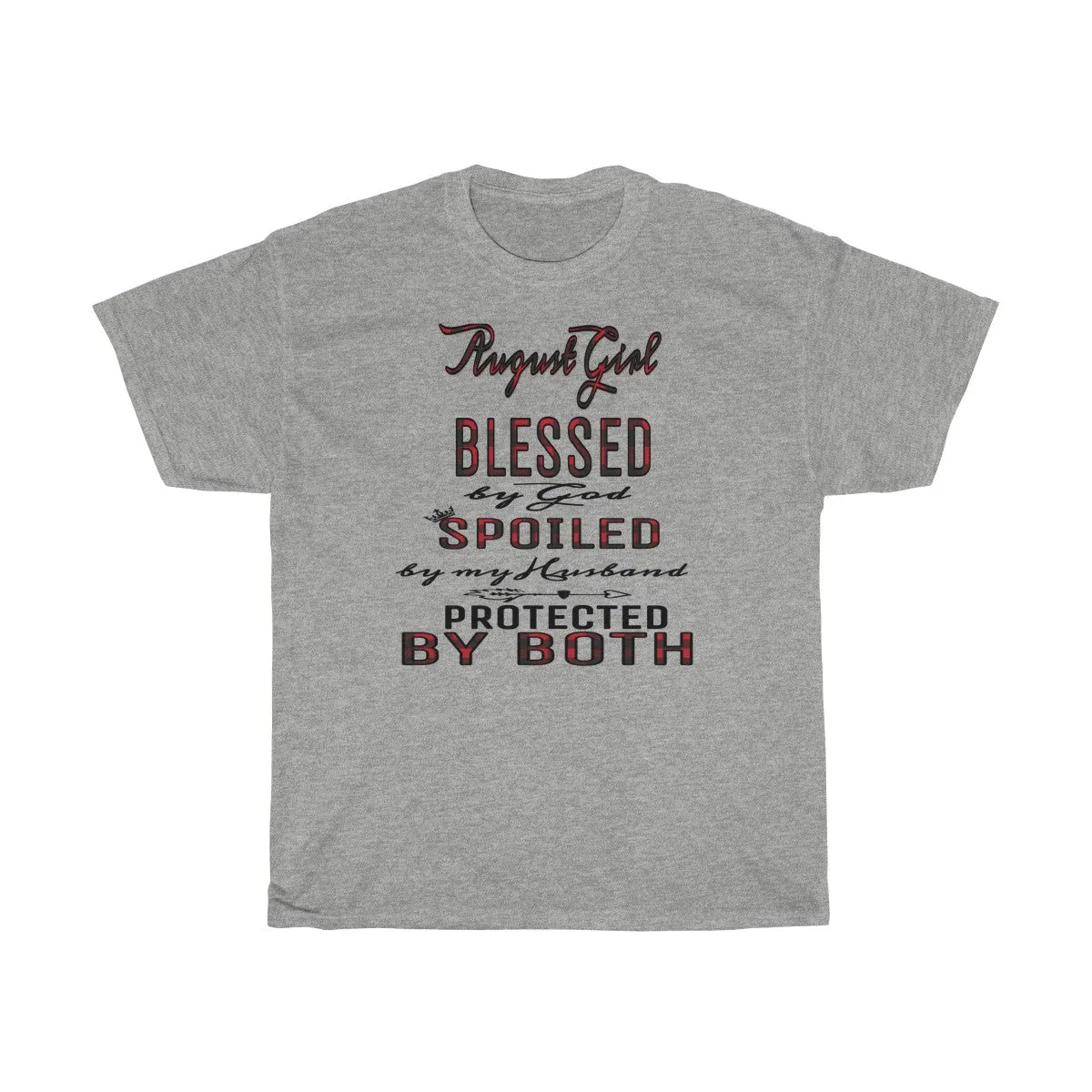 "August Girl" Unisex Heavy Cotton Tee