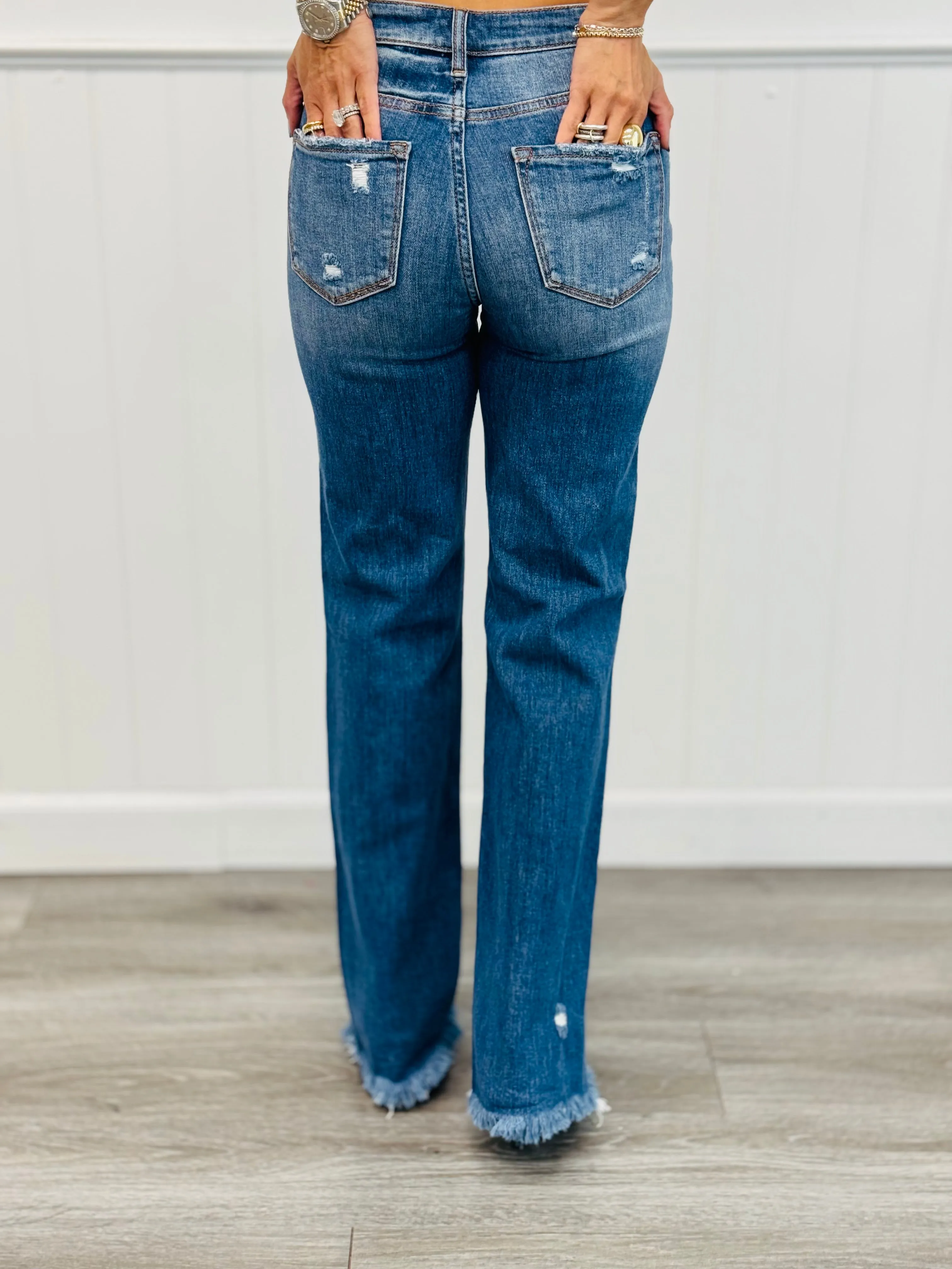 Risen Blue Legs For Days Straight Leg Jeans (Reg & Plus)