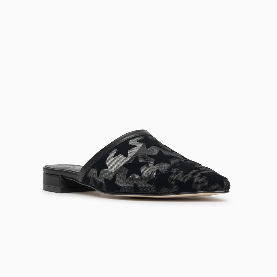Rosalia Mule Mesh Flat