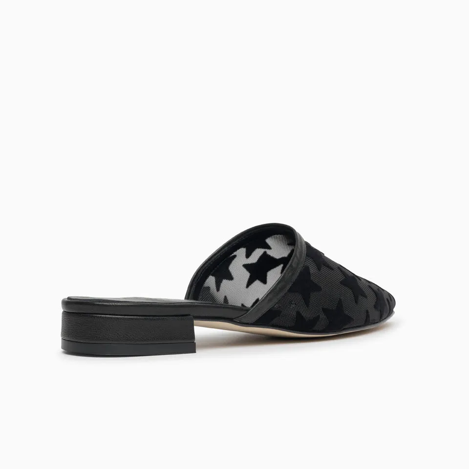 Rosalia Mule Mesh Flat