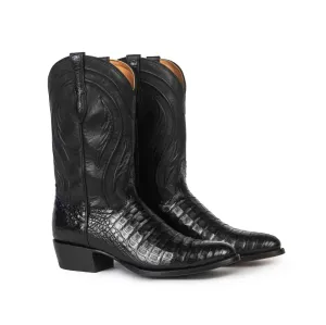 Rujo Boots Men's The Arturo Midnight Caiman Belly Boots
