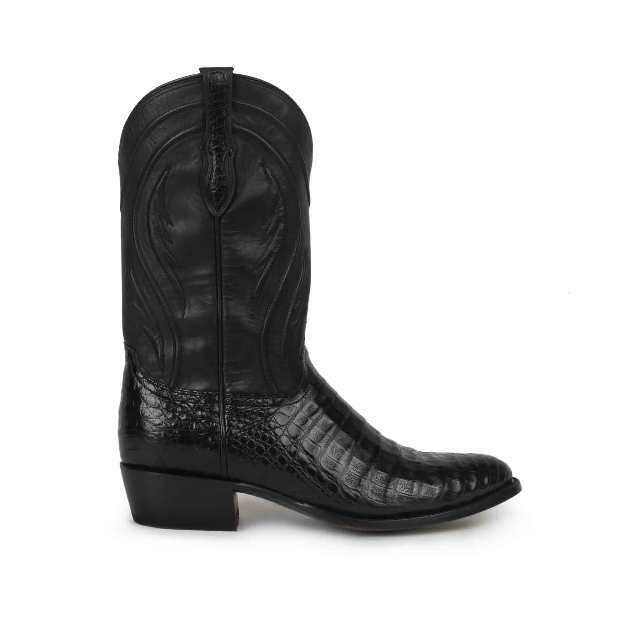 Rujo Boots Men's The Arturo Midnight Caiman Belly Boots