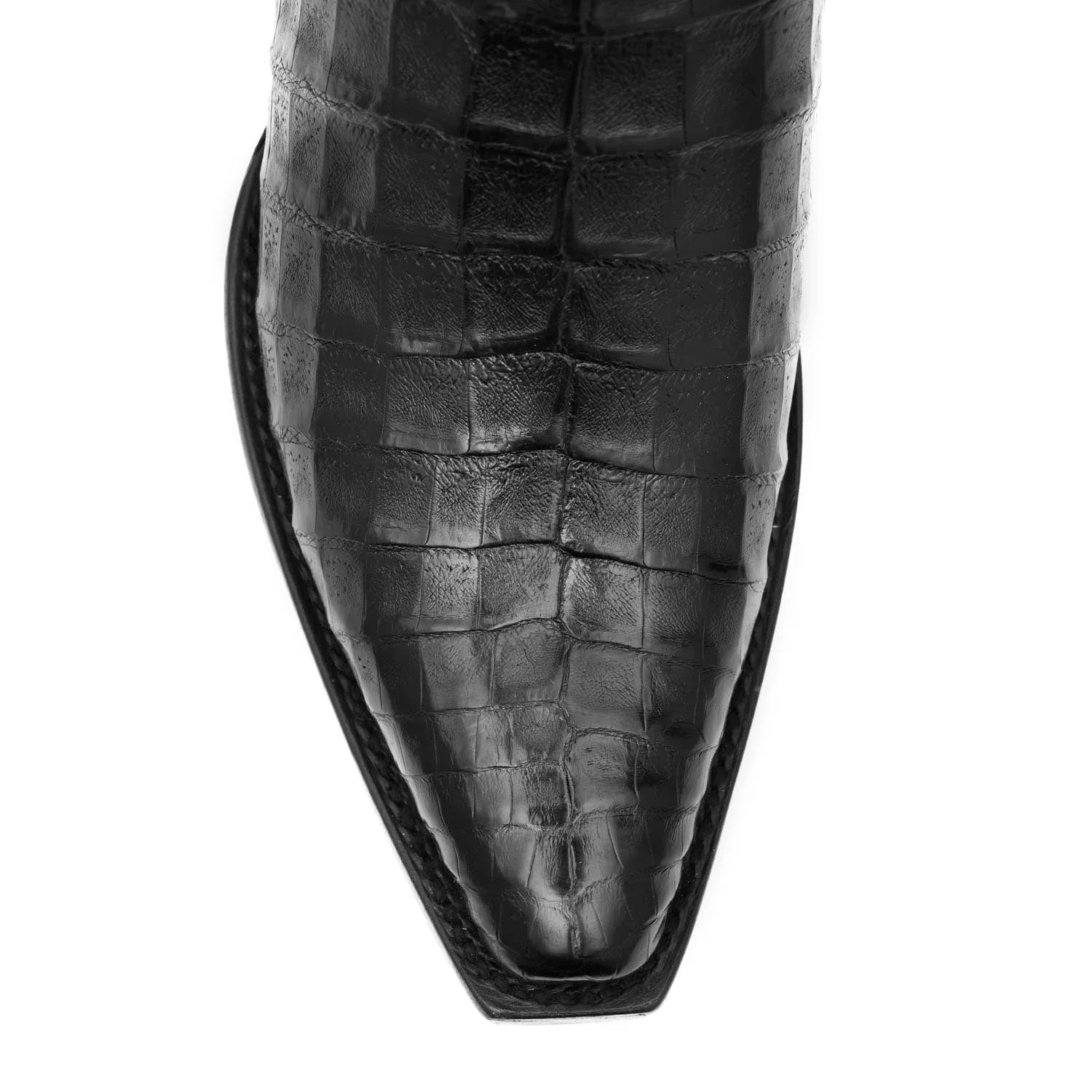 Rujo Boots Men's The Kirby Midnight Caiman Belly Boots