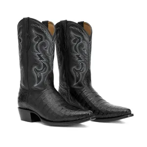 Rujo Boots Men's The Kirby Midnight Caiman Belly Boots