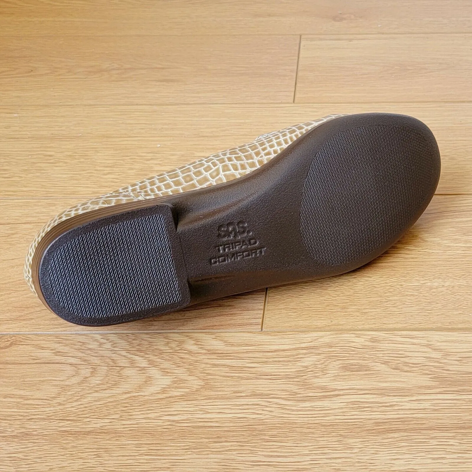 SAS Women's |Tripad |Simplify-200 Beige Croc |Loafer Shoes| WOMEN'S FOOT WEAR@BRANDYS SHOES