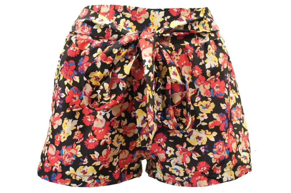 SH10896 Flower Print Shorts (More color options)