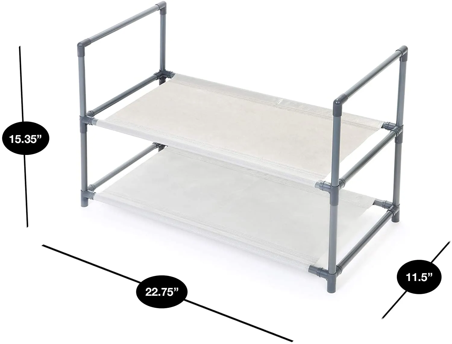 Shoe Rack Shelf with Laminated Liner