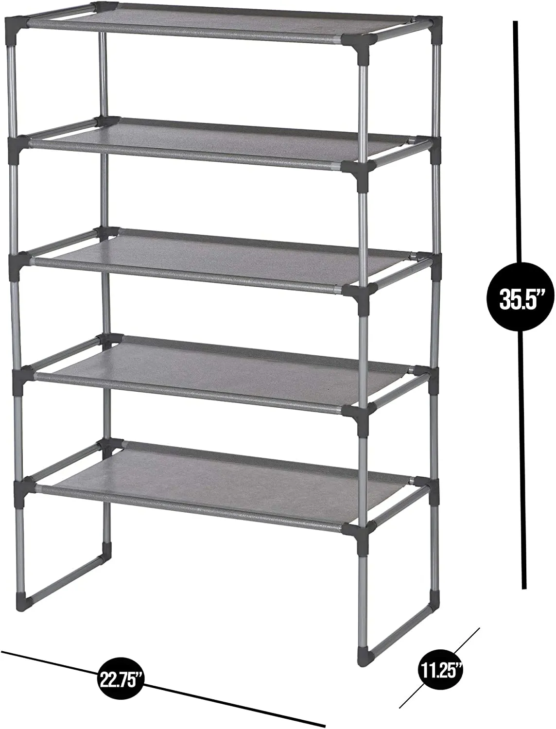 Shoe Rack Shelf with Laminated Liner