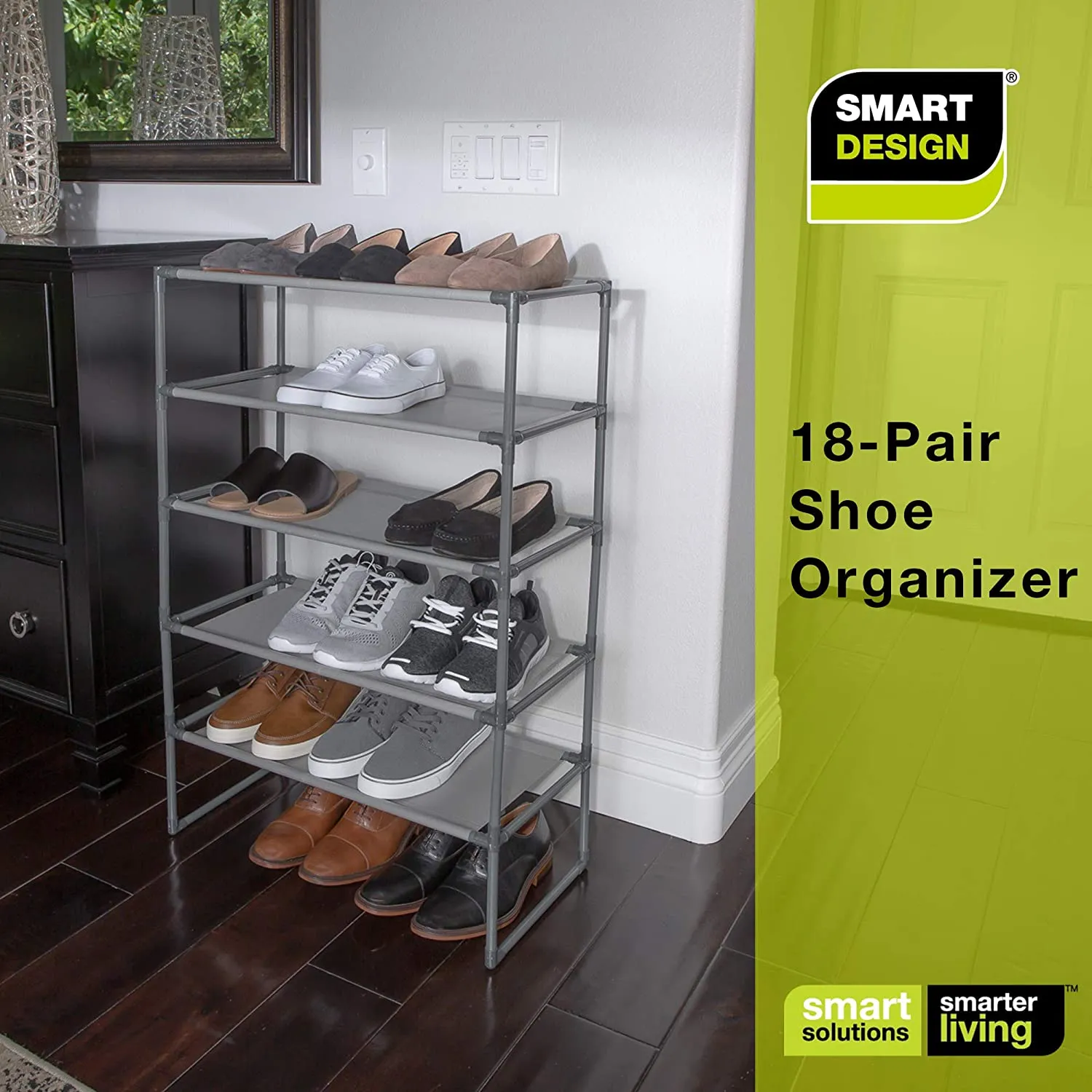 Shoe Rack Shelf with Laminated Liner