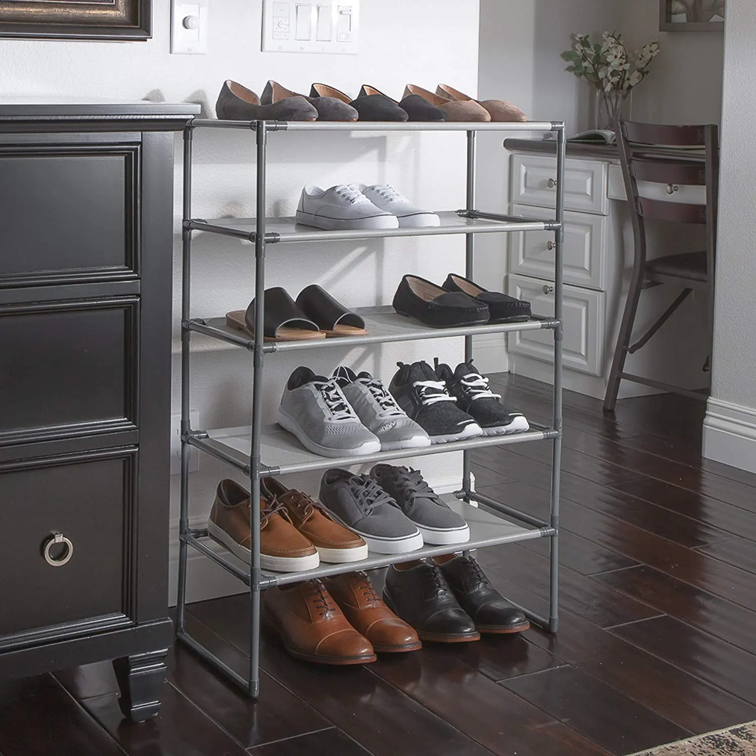 Shoe Rack Shelf with Laminated Liner