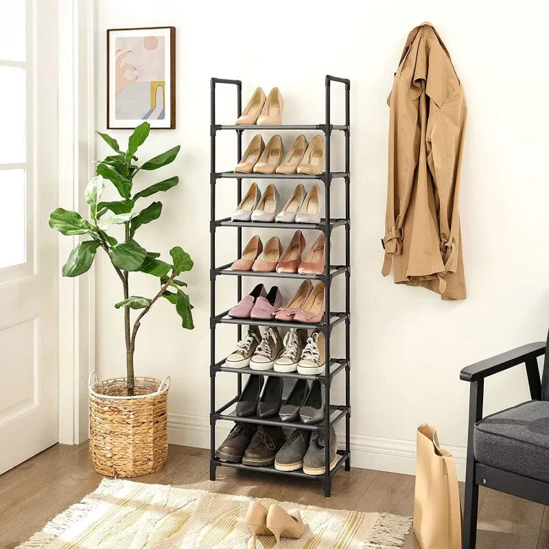 Shoe Rack Storage Shelves 8 Tier 16 Pair