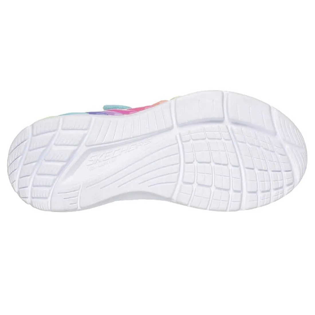 Skechers Girls Light Ups - Rainbow Cruisers Turquoise Multi