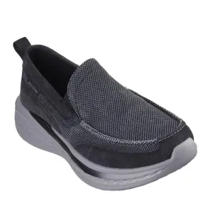 Skechers Mens Slade Muson Black Slip on Trainer