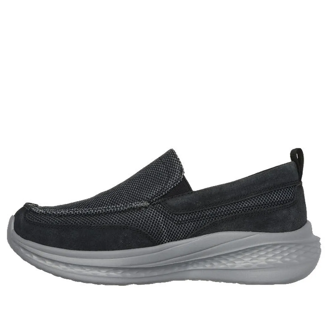 Skechers Mens Slade Muson Black Slip on Trainer