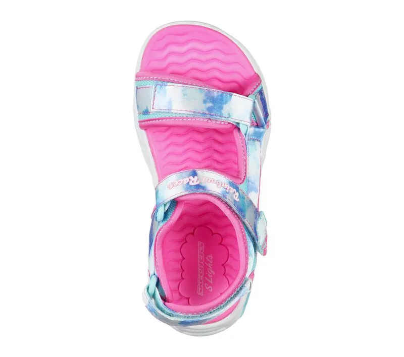 SKECHERS RAINBOW RACER - SUMMER SKY - 302975L - BLU