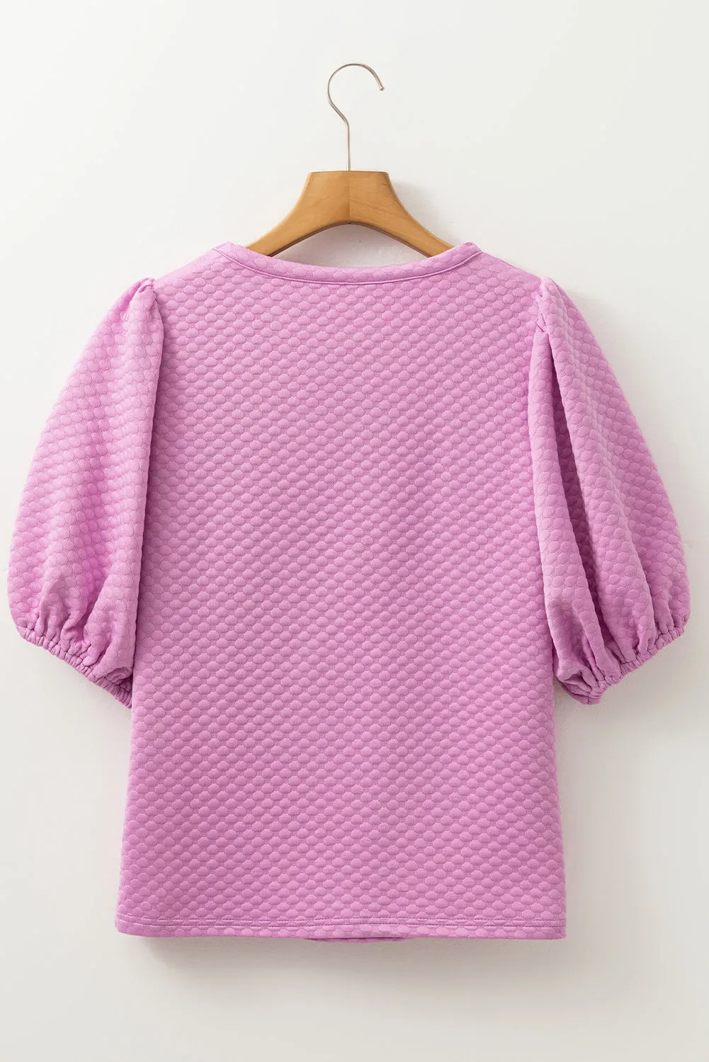 Stevie Textured Puff Sleeve Blouse