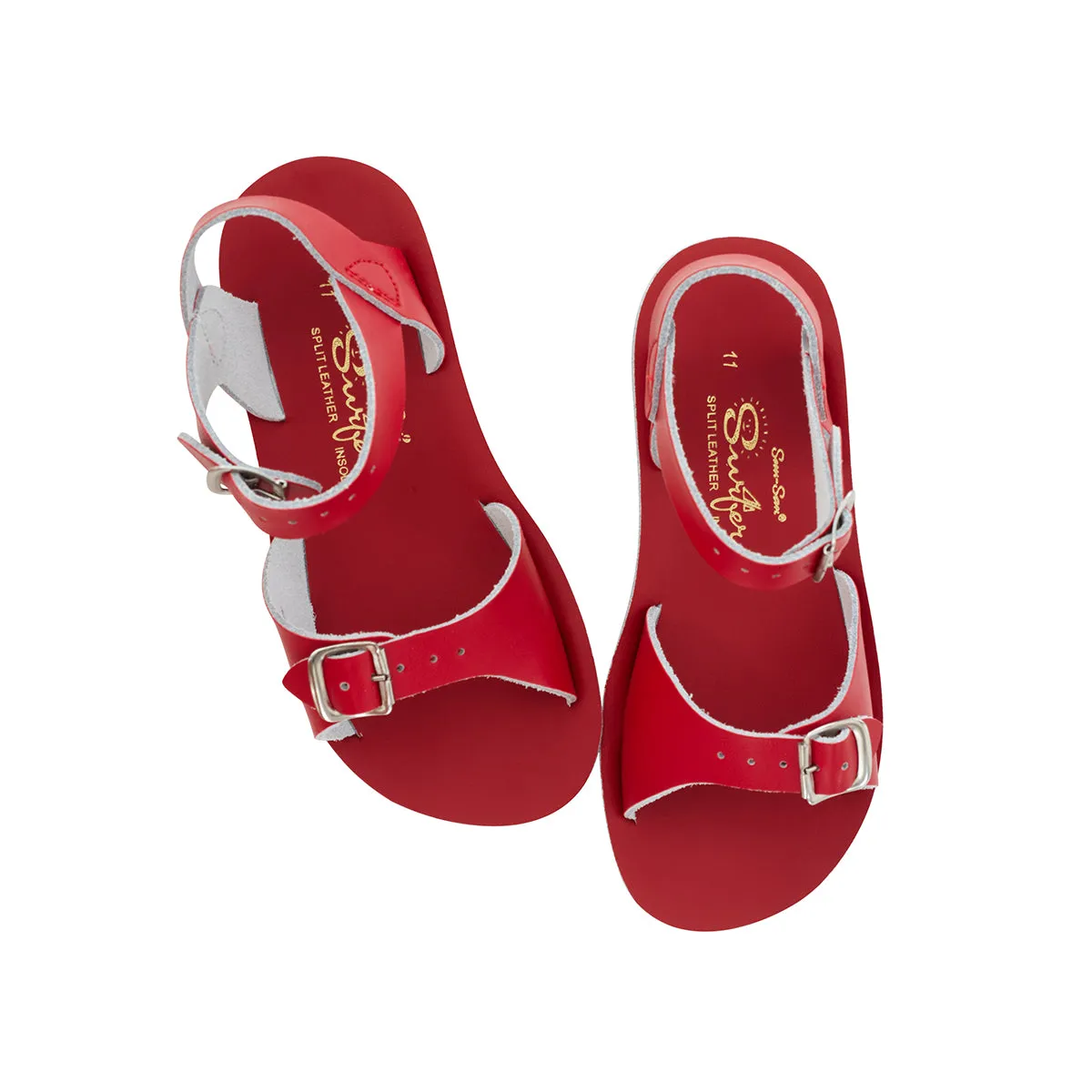 Surfer Sandals in Red by Salt-Water - Last Ones In Stock - SS 5-7 / EUR 20-23