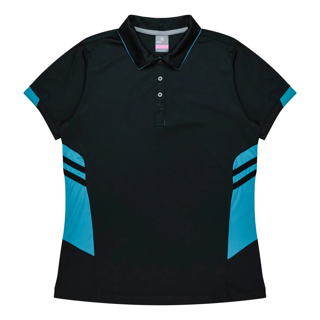 The Tasman Polo | Ladies | Short Sleeve | Black Base