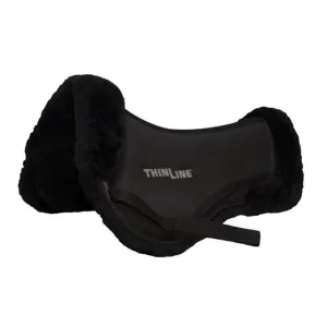 ThinLine Full Sheepskin Trifecta Half Pad, Black