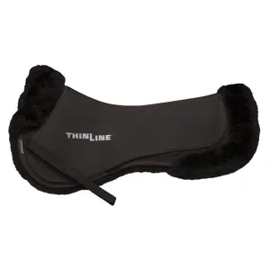 ThinLine Full Sheepskin Trifecta Half Pad, Dark Brown