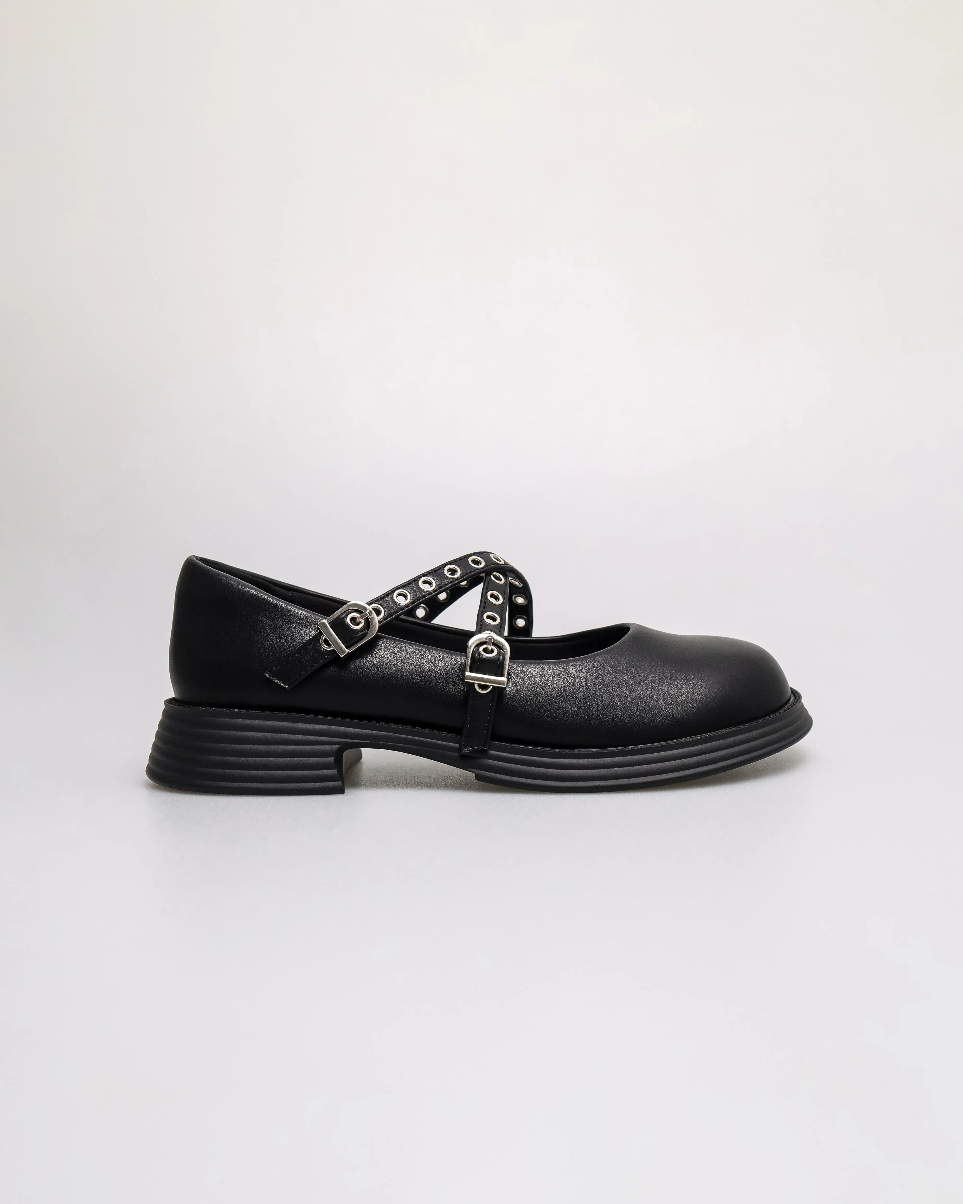 Tomaz NN453 Ladies Gothic Marry Jane Flats
