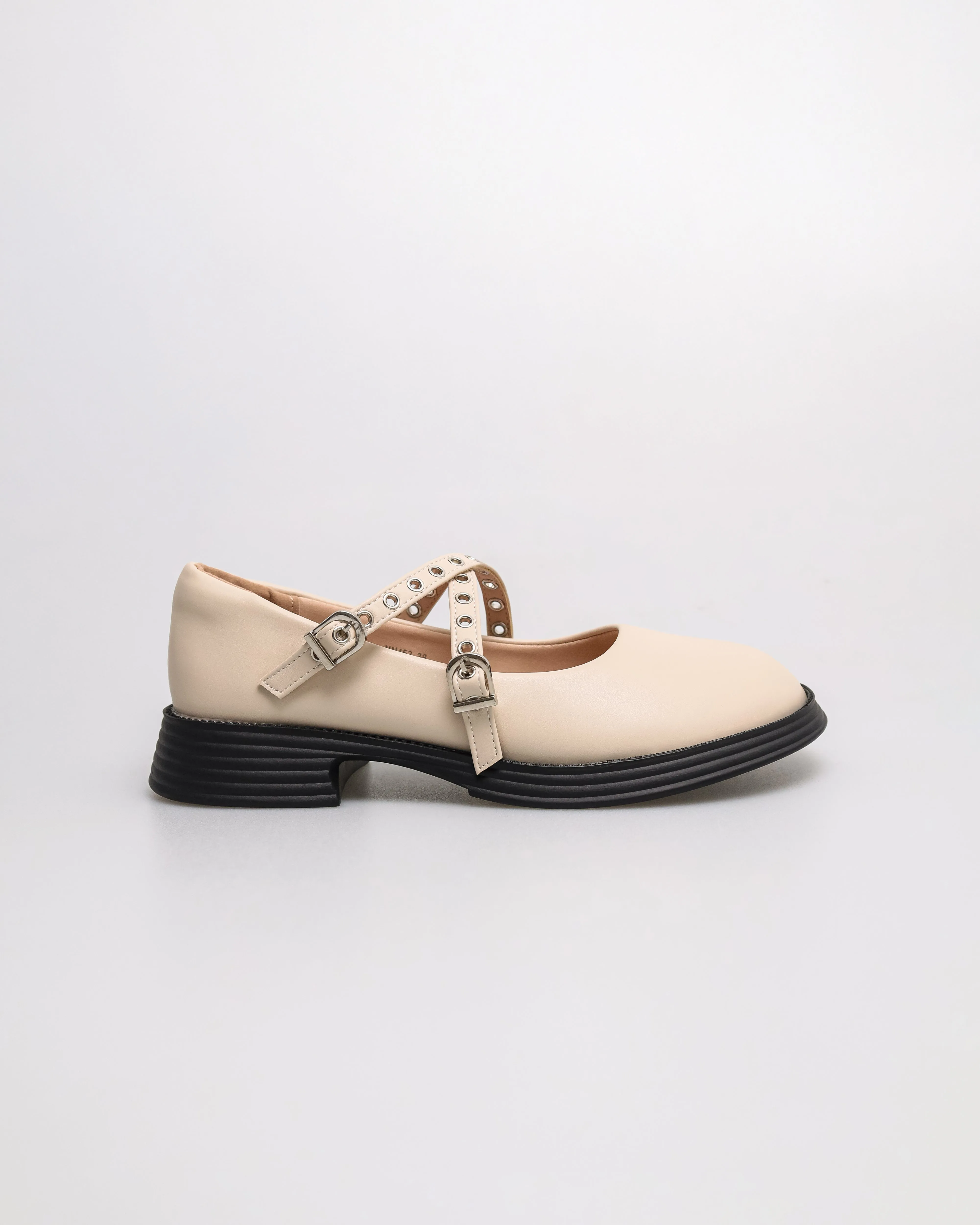 Tomaz NN453 Ladies Gothic Marry Jane Flats