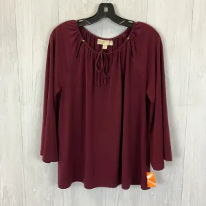 Top 3/4 Sleeve By Michael By Michael Kors  Size: L