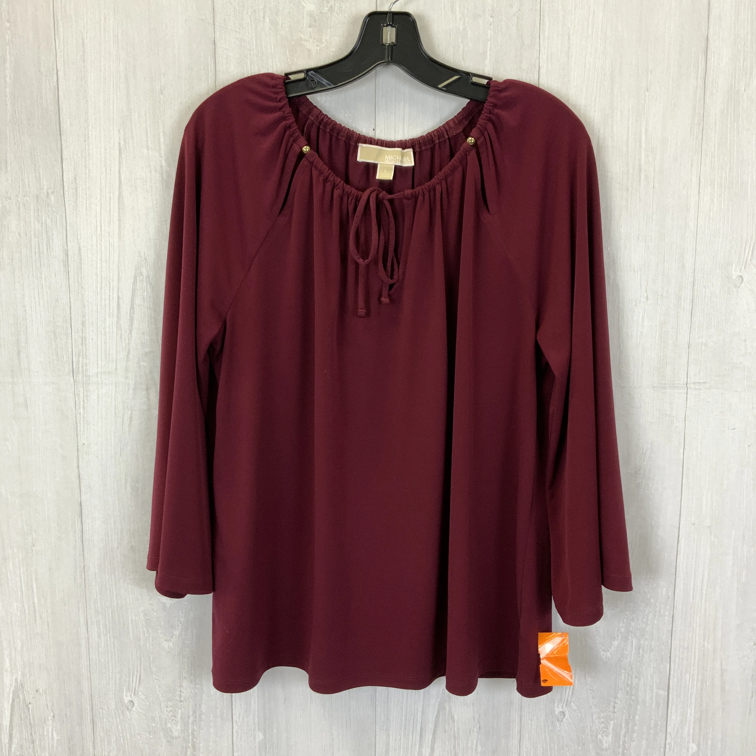 Top 3/4 Sleeve By Michael By Michael Kors  Size: L