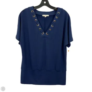 Top Short Sleeve By Clothes Mentor In Blue, Size: Xl