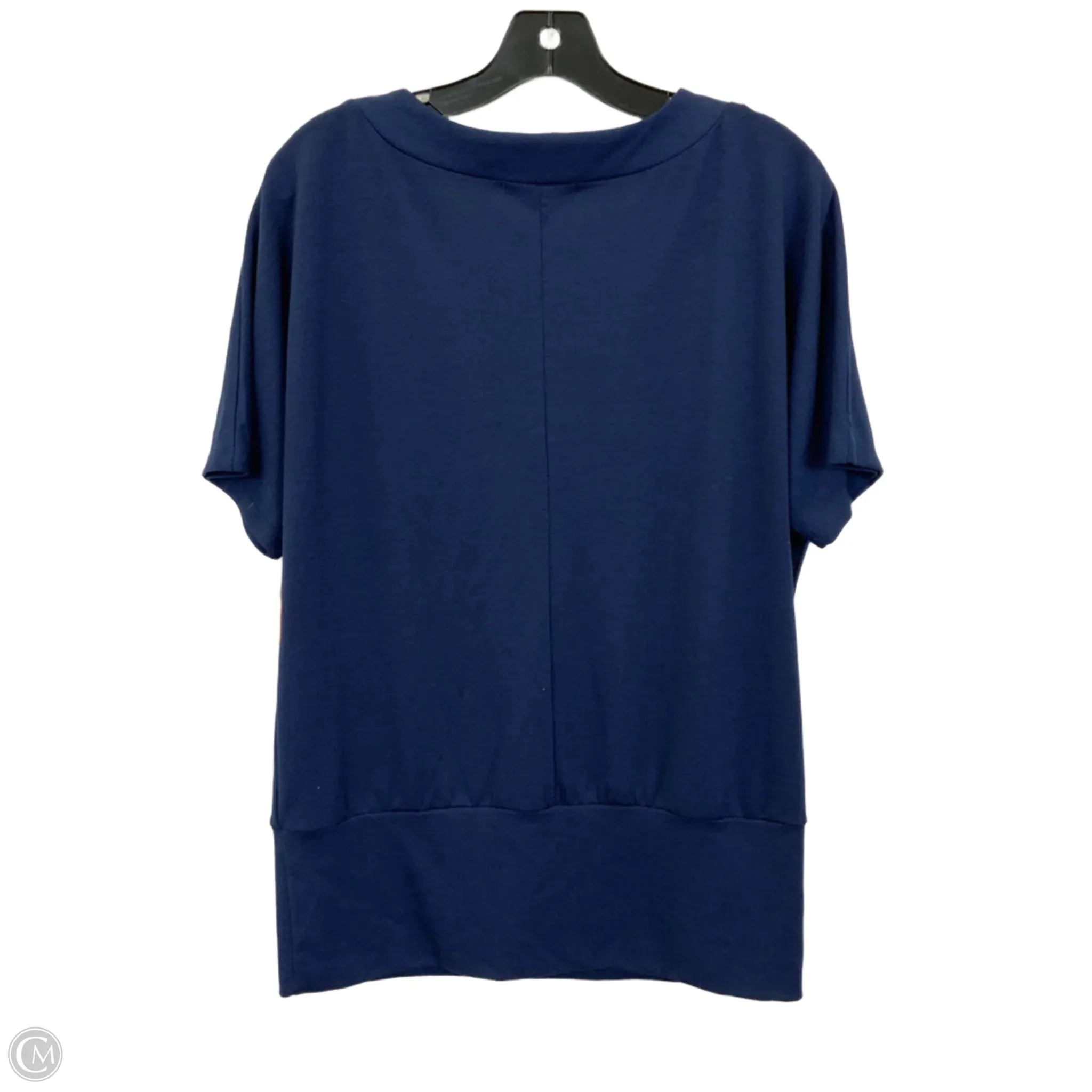 Top Short Sleeve By Clothes Mentor In Blue, Size: Xl