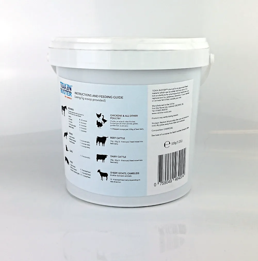 Toxin Buster™ Non-Activated Charcoal For Animals