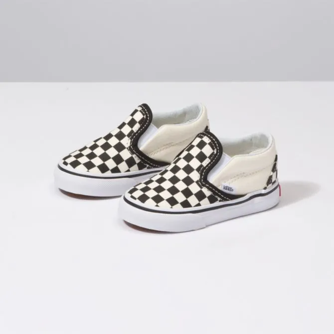Vans Toddler Slip On - Black & White Checkerboard