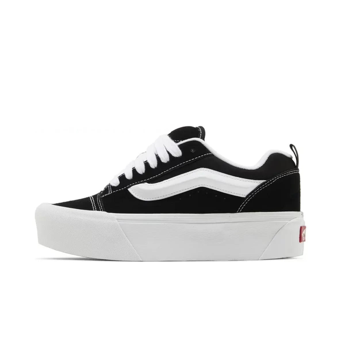 Vans Unisex Knu Stack Skateboarding Shoes VN000CP66BT Black/True White