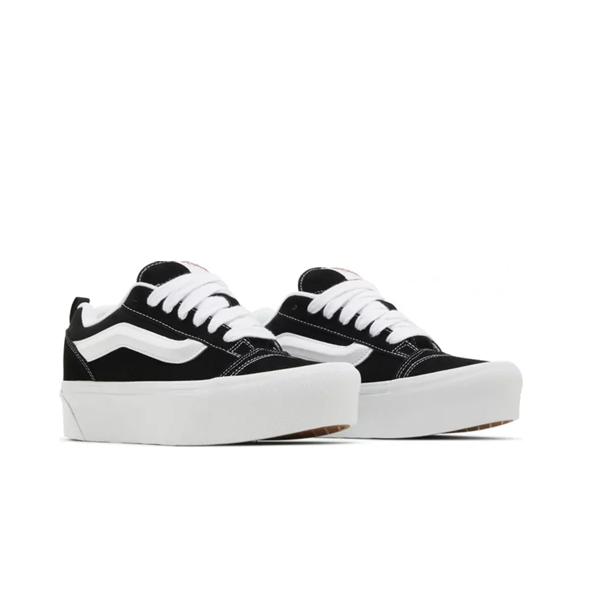 Vans Unisex Knu Stack Skateboarding Shoes VN000CP66BT Black/True White