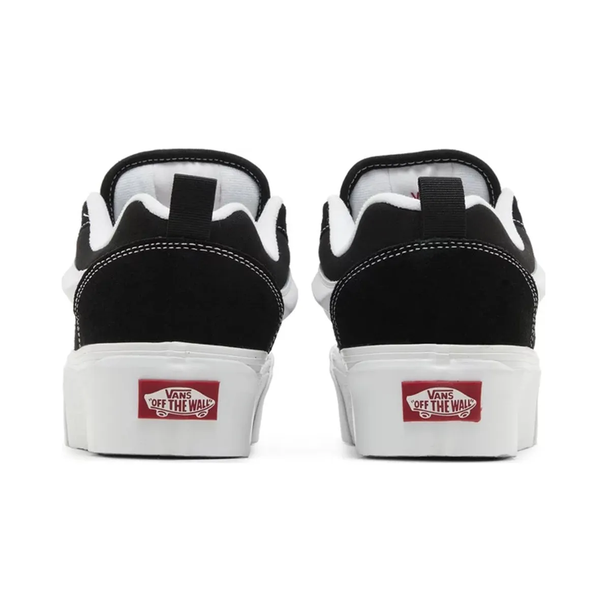 Vans Unisex Knu Stack Skateboarding Shoes VN000CP66BT Black/True White