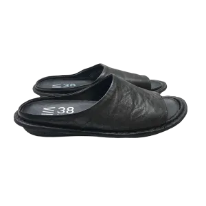 VIBAe Saint Tropez leather sandals, black | 38