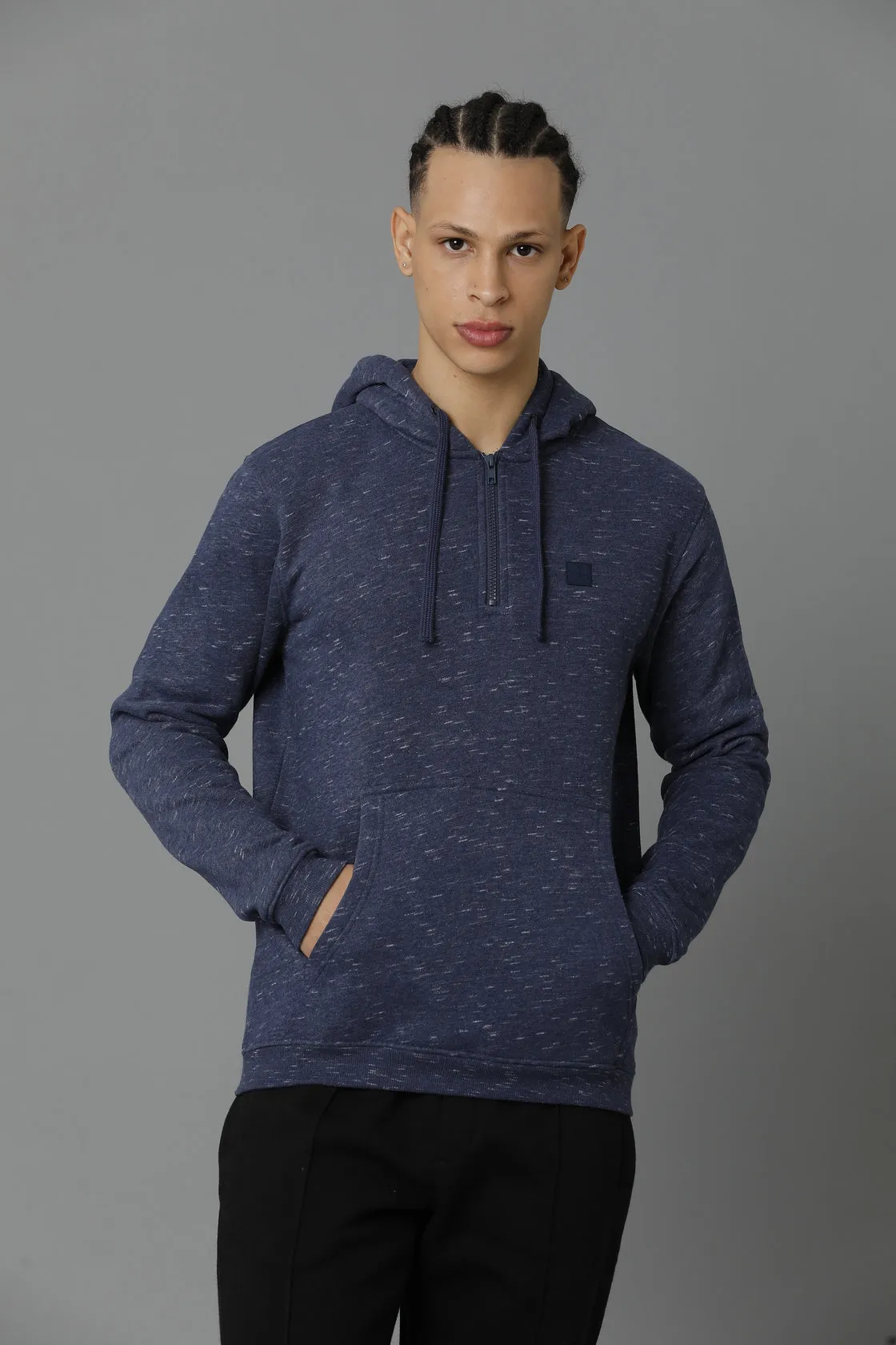 Voi Jeans Mens Regular Fit Navy Romance Sweatshirt
